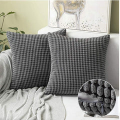30-70cm Corduroy Plush Jumbo Cord Large Cushion Cover Pillow Case Home Decor