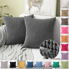 30-70cm Corduroy Plush Jumbo Cord Large Cushion Cover Pillow Case Home Decor