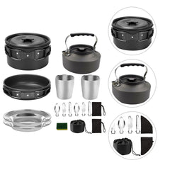 Cookware Camping Portable Folding Pot Pan Dinnerware Tableware