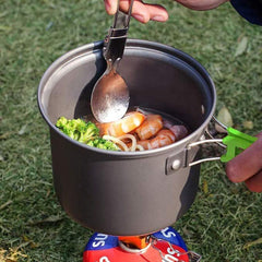 Cookware Camping Portable Folding Pot Pan Dinnerware Tableware
