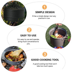 Cookware Camping Portable Folding Pot Pan Dinnerware Tableware