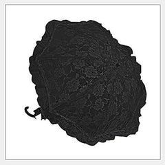 Lace Floral Parasol Umbrella Decoration Wedding Bride Handmade Photography Prop Umbrella Black