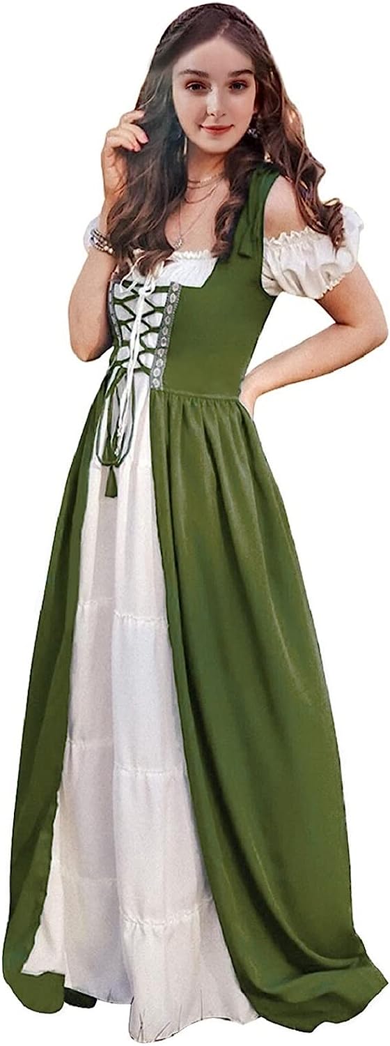 Abaowedding Renaissance Dress Women Medieval Dress Medieval Costumes Women