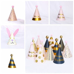Supplies Party Decoration Happy Birthday Birthday Hat Paper Hats Birthday Caps