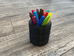 Tire Wheel Pen Holder Shop Display Stand Desktop Countertop