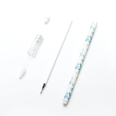 6pcs Cute Cartoon Flowers Floral Gel Ink Roller Ball Point Pen School Kids Pens