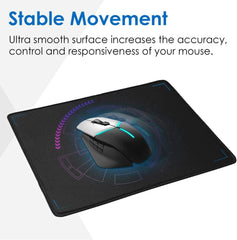 Mouse Mat Mice Pad Non-Slip Waterproof PC Computer Laptop Office Desk Mousepad