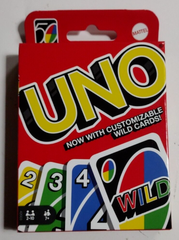 UNO Card Game With Customizable Wild Cards